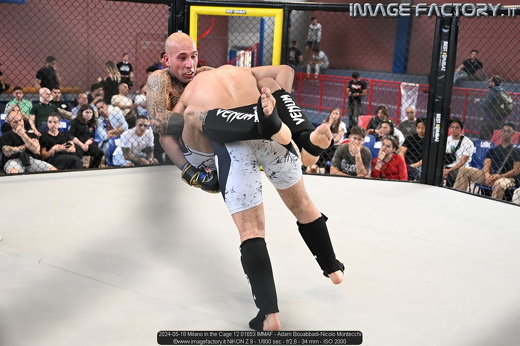2024-05-18 Milano in the Cage 12 01653 IMMAF - Adam Bouabbadi-Nicolo Montecchi